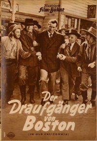 1j152 IN OLD CALIFORNIA German program '52 many different images of big John Wayne & co-stars!
