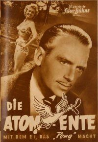 1j158 MR DRAKE'S DUCK German program '52 Douglas Fairbanks Jr's duck lays radioactive eggs!