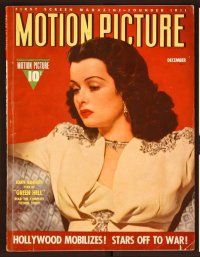 1j054 MOTION PICTURE magazine December 1939 portrait of sexy Joan Bennett in Green Hell!