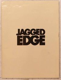 1j207 JAGGED EDGE presskit '85 images of Glenn Close & Jeff Bridges in courtroom!