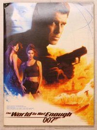 1j227 WORLD IS NOT ENOUGH presskit '99 Brosnan as James Bond, Sophie Marceau, Denise Richards