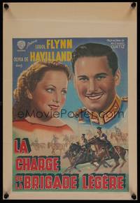 1k288 CHARGE OF THE LIGHT BRIGADE Belgian R40s different art of Flynn & De Havilland, Curtiz
