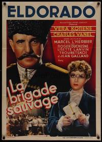 1k330 SAVAGE BRIGADE pre-War Belgian '39 Marcel L'Herbier directed, Vera Korene, Charles Vanel!