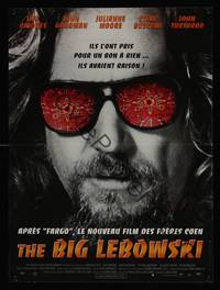 1k211 BIG LEBOWSKI French 15x21 '98 Coen Brothers cult classic, c/u of Jeff Bridges as The Dude!