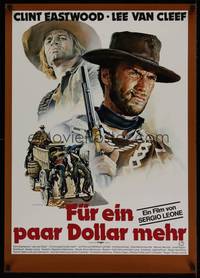 1k106 FOR A FEW DOLLARS MORE German R78 Sergio Leone, art of Clint Eastwood & Kinski by Casaro!