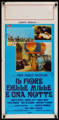 1k518 ARABIAN NIGHTS Italian locandina '74 Pier Paolo Pasolini's Il Fiore delle Mille e una Notte