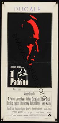 1k536 GODFATHER Italian locandina R70s best art of Marlon Brando, directed by Francis Ford Coppola!