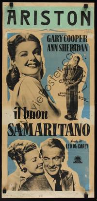 1k537 GOOD SAM Italian locandina '48 different image of Gary Cooper & sexy Ann Sheridan by Favalli!