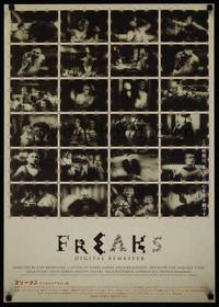 1k386 FREAKS Japanese R00s Tod Browning classic, cool different montage of sideshow cast!