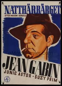 1k124 LOWER DEPTHS Swedish '36 Jean Renoir's adapatation of Maxim Gorky's play, art of Jean Gabin!