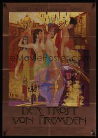 1m273 COMFORT OF STRANGERS German '90 wonderful artwork of naked women & men by Bob Peak!