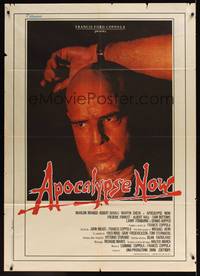 1m126 APOCALYPSE NOW Italian 1p '79 Francis Ford Coppola, different close up of Marlon Brando!