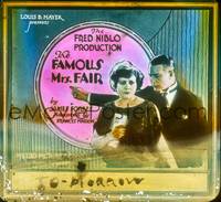 1p010 FAMOUS MRS. FAIR glass slide '23 Myrtle Stedman, screenplay by Frances Marion!