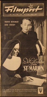 1p117 BELLS OF ST. MARY'S German Filmpost programm '48 many images of Ingrid Bergman & Bing Crosby!