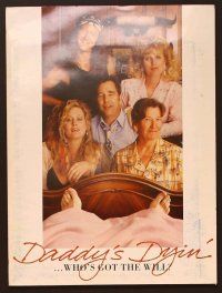 1p171 DADDY'S DYIN' WHO'S GOT THE WILL presskit '90 Beau Bridges, Beverly D'Angelo