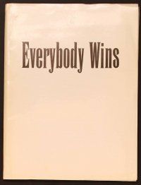 1p181 EVERYBODY WINS presskit '90 Debra Winger & Nick Nolte, everyone's guilty & no one pays!
