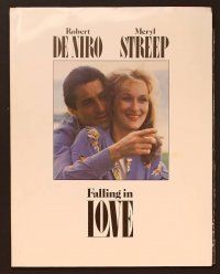 1p183 FALLING IN LOVE presskit '84 Robert De Niro, Meryl Streep, Dianne Wiest, Harvey Keitel
