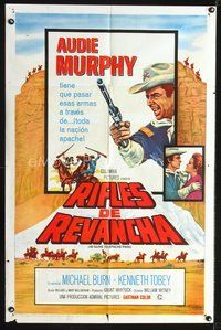 1s612 40 GUNS TO APACHE PASS Spanish/U.S. 1sh '67 Audie Murphy has to get the guns through... or else!