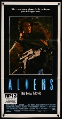 1s367 ALIENS Aust daybill '86 James Cameron, Sigourney Weaver, sci-fi sequel!