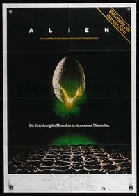 1s173 ALIEN German '79 Ridley Scott outer space sci-fi monster classic, cool hatching egg image!