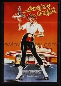 1s174 AMERICAN GRAFFITI German '74 George Lucas teen classic, it was the time of your life!