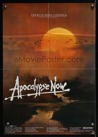 1s184 APOCALYPSE NOW German '79 Francis Ford Coppola, cool image of helicopters over 'Nam!