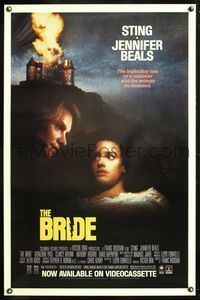 1v116 BRIDE video 1sh '85 Sting, Jennifer Beals, a madman and the woman he invented!
