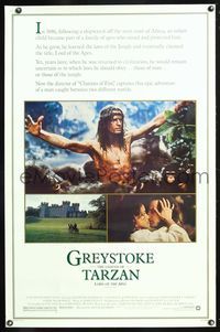 1v280 GREYSTOKE 1sh '83 great images of Christopher Lambert as Tarzan, Lord of the Apes!