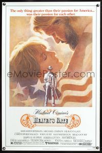 1v291 HEAVEN'S GATE 1sh '81 Michael Cimino, art of Kris Kristofferson & Isabelle Huppert!