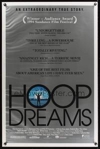 1v298 HOOP DREAMS 1sh '94 Arthur Agee, William Gates, powerful basketball documentary!