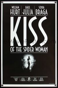 1v338 KISS OF THE SPIDER WOMAN 1sh '85 Sonia Braga, William Hurt, Raul Julia!