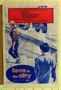 1v364 LOVE IN THE CITY 1sh '55 Michelangelo Antonioni & Federico Fellini's L'Amore in Citta!