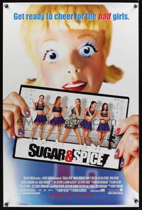 1v509 SUGAR & SPICE DS advance 1sh '01 Mena Suvari & sexy bad girl cheerleaders!