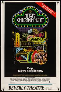 1v524 THAT'S ENTERTAINMENT premiere 1sh '74 classic MGM Hollywood scenes, it's a celebration!