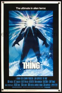 1v527 THING 1sh '82 John Carpenter, cool sci-fi horror art, the ultimate in alien terror!