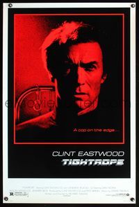 1v529 TIGHTROPE 1sh '84 Clint Eastwood is a cop on the edge, cool handcuff image!
