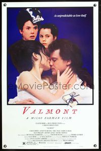 1v553 VALMONT 1sh '89 Milos Forman directed, Colin Firth, Annette Bening & young Fairuza Balk!