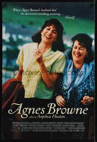 1w036 AGNES BROWNE DS 1sh '99 Marion O'Dwyer, Anjelica Huston directs & stars!