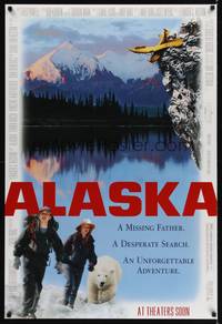 1w040 ALASKA advance DS 1sh '96 Thora Birch, Vincent Kartheiser, cool image of wilderness!