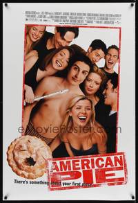 1w048 AMERICAN PIE DS 1sh '99 Jason Biggs, Chris Klein, Tara Reid, wacky teen comedy!