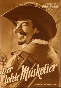 1x119 CYRANO DE BERGERAC German program '52 different images of Jose Ferrer in the title role!