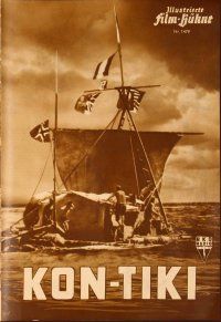 1x132 KON-TIKI German program '52 Thor Heyerdahl crosses the Pacific Ocean on a raft and lives!