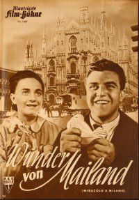 1x140 MIRACLE IN MILAN German program '52 Vittorio De Sica's Miracolo a Milano, different images!