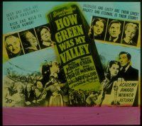 1x074 HOW GREEN WAS MY VALLEY glass slide '41 directed by John Ford, winner of Best Picture 1941!
