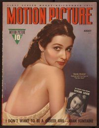 1x035 MOTION PICTURE magazine August 1940 sexy Brenda Marshall in backless dress from The Seahawk!