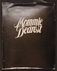 1x169 MOMMIE DEAREST presskit '81 great portraits of Faye Dunaway as Joan Crawford!