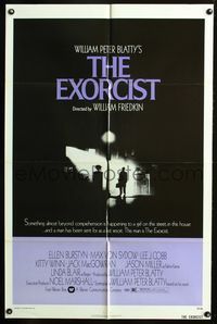 1y234 EXORCIST 1sh '74 William Friedkin, Max Von Sydow, horror classic from William Peter Blatty!