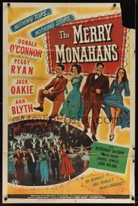1y541 MERRY MONAHANS 1sh '44 Donald O'Connor, Jack Oakie, pretty Peggy Ryan & Ann Blyth!