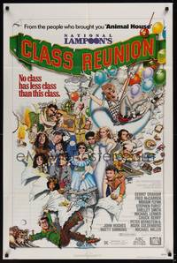 1y587 NATIONAL LAMPOON'S CLASS REUNION 1sh '82 from the people who brought you Animal House!