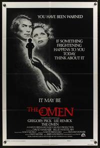 1y632 OMEN style F 1sh '76 Gregory Peck, Lee Remick, Satanic horror, you've been warned!